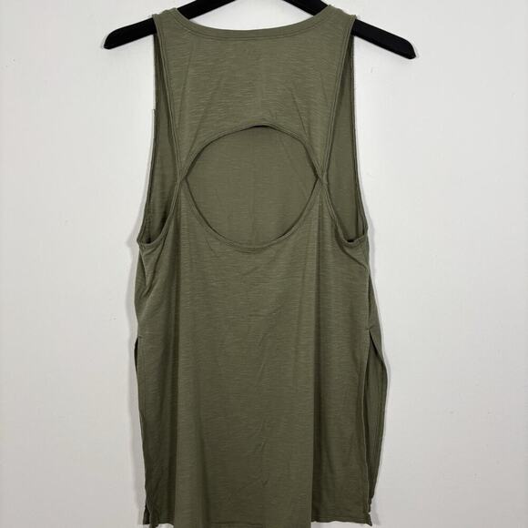 Hollister Swim Cover Up Dress Open Back Small Green Beach Summer Vacation - Picture 6 of 7